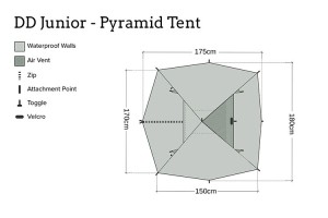 DD Junior Superlight Pyramid Tent 4
